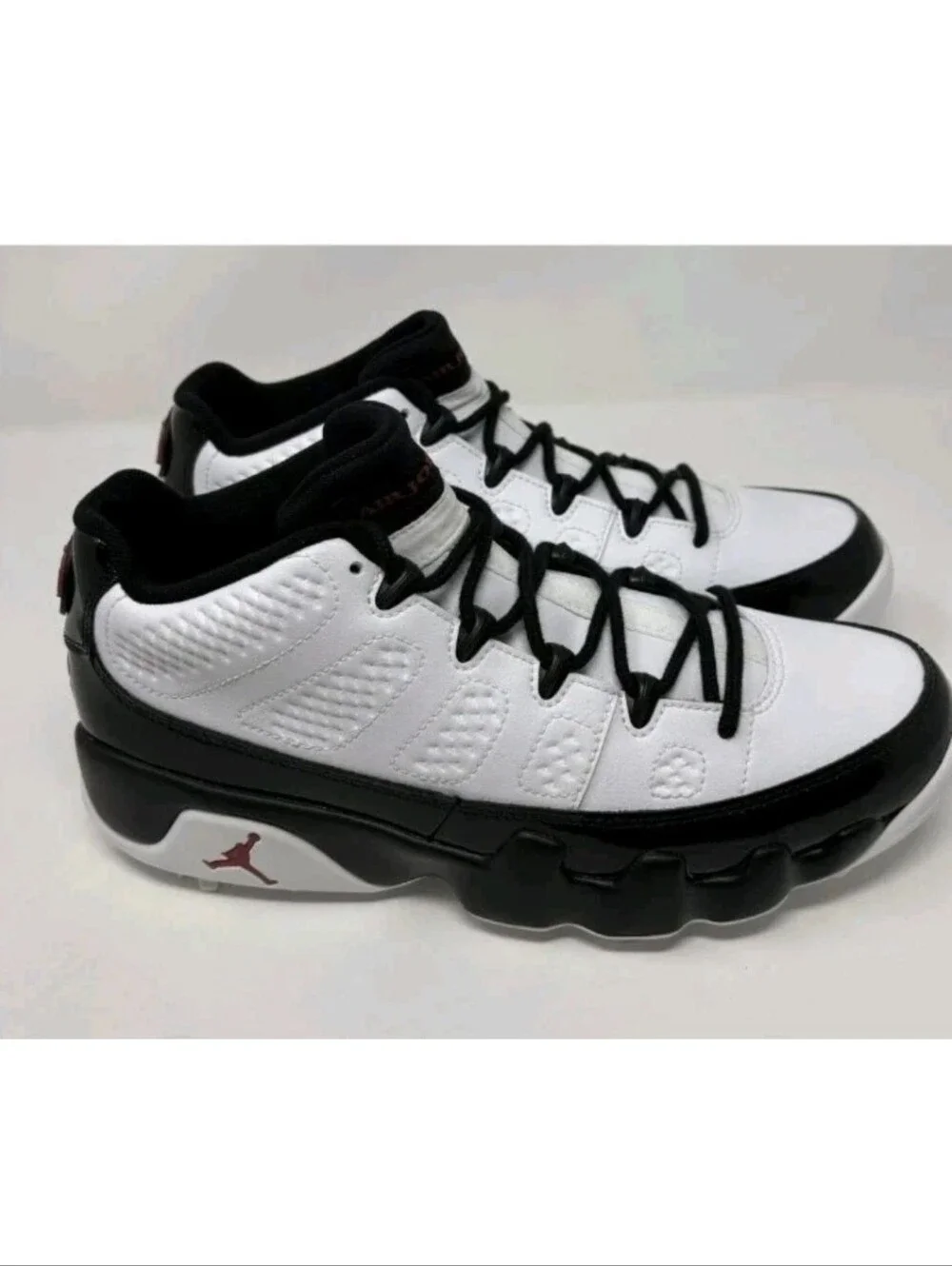 Nike Air Jordan 9 Retro Low Golf White Black True Red Men's 7 New FJ5934-100